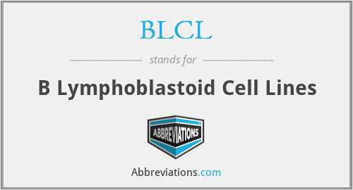 BLCL - B Lymphoblastoid Cell Lines