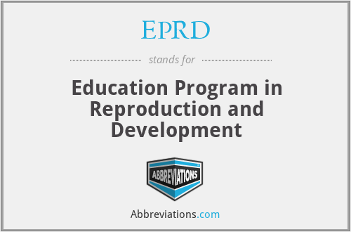 EPRD - Education Program in Reproduction and Development