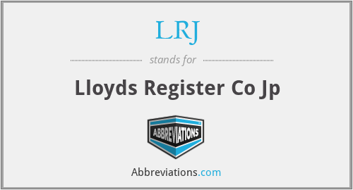 LRJ - Lloyds Register Co Jp