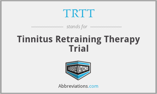 TRTT - Tinnitus Retraining Therapy Trial