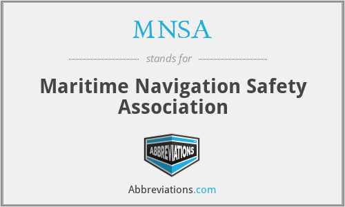 MNSA - Maritime Navigation Safety Association