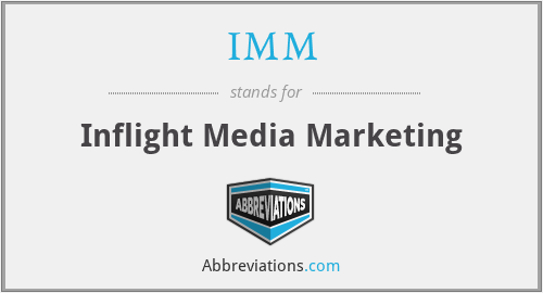 IMM - Inflight Media Marketing