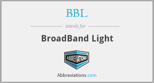BBL - BroadBand Light