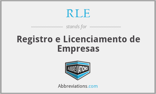 RLE - Registro e Licenciamento de Empresas