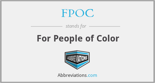 FPOC - For People of Color