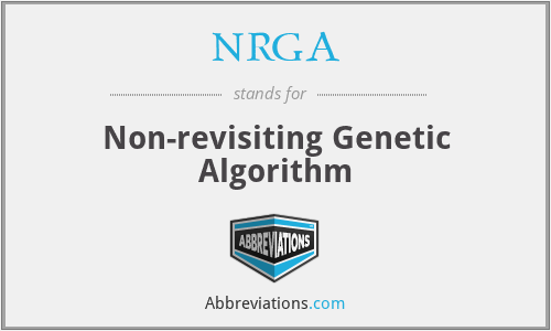 NRGA - Non-revisiting Genetic Algorithm