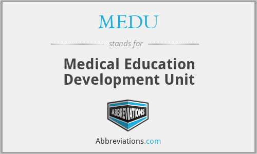 MEDU - Medical Education Development Unit