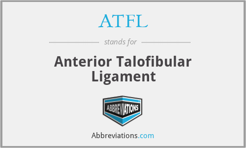 ATFL - Anterior Talofibular Ligament
