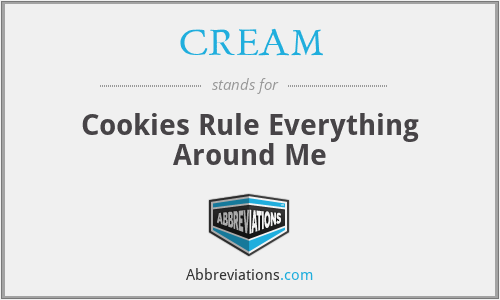 CREAM - Cookies Rule Everything Around Me