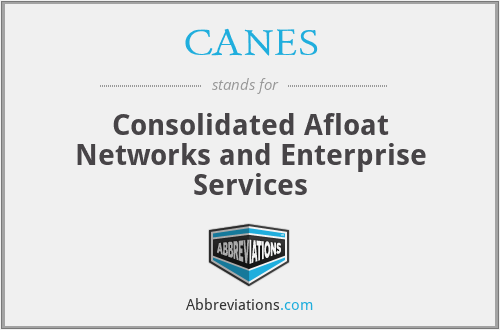 CANES - Consolidated Afloat Networks and Enterprise Services