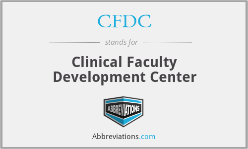 CFDC - Clinical Faculty Development Center