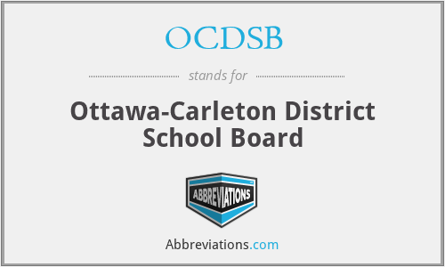 OCDSB - Ottawa-Carleton District School Board