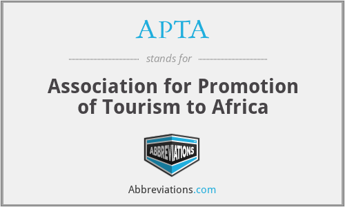 APTA - Association for Promotion of Tourism to Africa