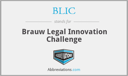 BLIC - Brauw Legal Innovation Challenge
