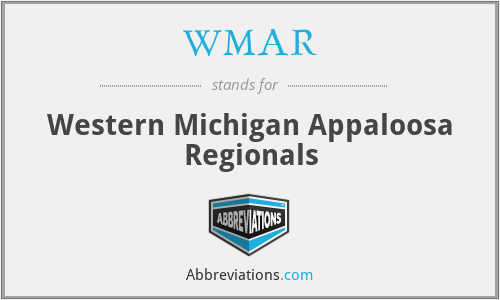WMAR - Western Michigan Appaloosa Regionals