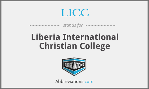 LICC - Liberia International Christian College