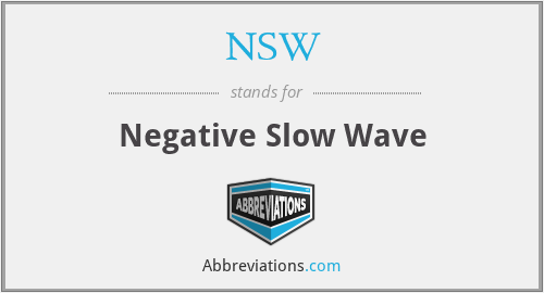 NSW - Negative Slow Wave