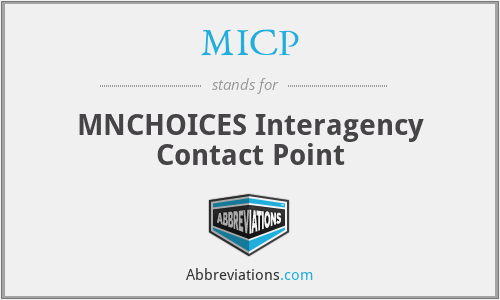 MICP - MNCHOICES Interagency Contact Point