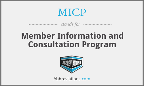 MICP - Member Information and Consultation Program