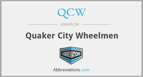 QCW - Quaker City Wheelmen