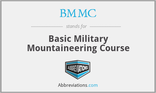 BMMC - Basic Military Mountaineering Course