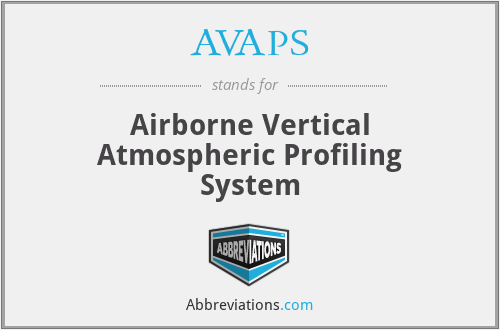 AVAPS - Airborne Vertical Atmospheric Profiling System