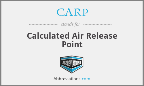 CARP - Calculated Air Release Point