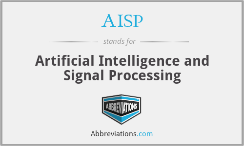 AISP - Artificial Intelligence and Signal Processing