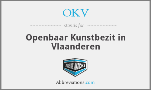 OKV - Openbaar Kunstbezit in Vlaanderen
