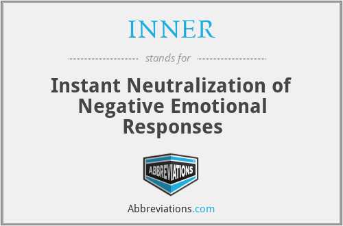 INNER - Instant Neutralization of Negative Emotional Responses