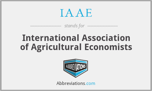 IAAE - International Association of Agricultural Economists