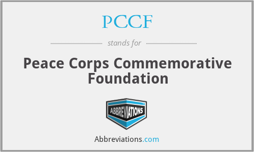 PCCF - Peace Corps Commemorative Foundation