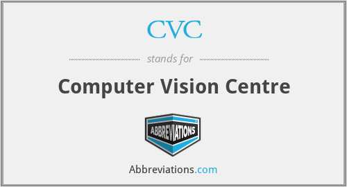 CVC - Computer Vision Centre