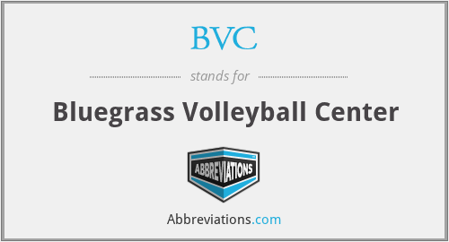 BVC - Bluegrass Volleyball Center