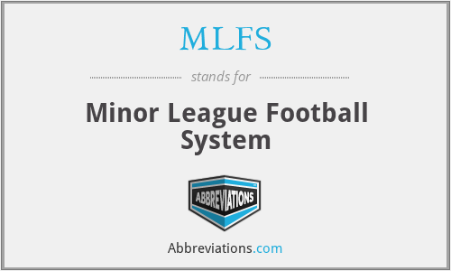MLFS - Minor League Football System