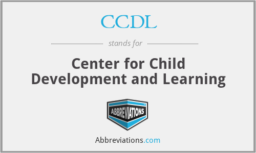 CCDL - Center for Child Development and Learning
