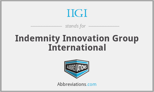 IIGI - Indemnity Innovation Group International