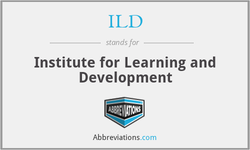 ILD - Institute for Learning and Development