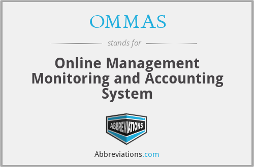 OMMAS - Online Management Monitoring and Accounting System