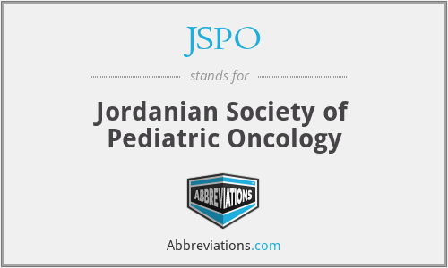 JSPO - Jordanian Society of Pediatric Oncology