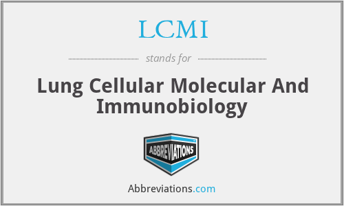 LCMI - Lung Cellular Molecular And Immunobiology