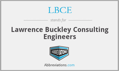 LBCE - Lawrence Buckley Consulting Engineers
