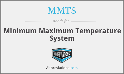 MMTS - Minimum Maximum Temperature System