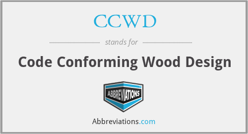 CCWD - Code Conforming Wood Design