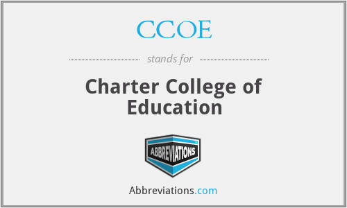 CCOE - Charter College of Education