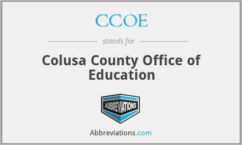 CCOE - Colusa County Office of Education