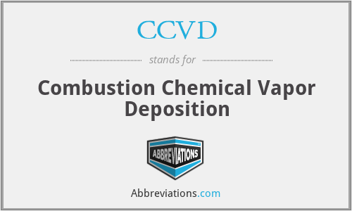 CCVD - Combustion Chemical Vapor Deposition