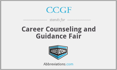 CCGF - Career Counseling and Guidance Fair