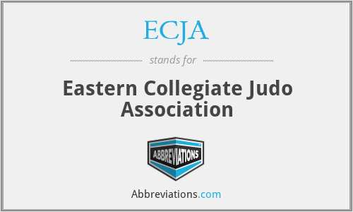 ECJA - Eastern Collegiate Judo Association