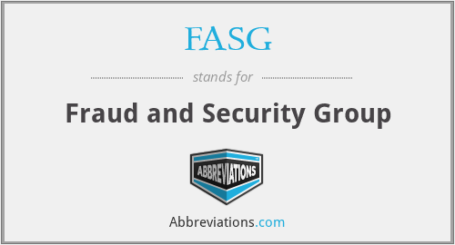 FASG - Fraud and Security Group